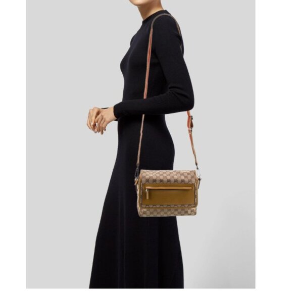Gucci GG Canvas Front Flap Crossbody Messenger Bag - Picture 6 of 6